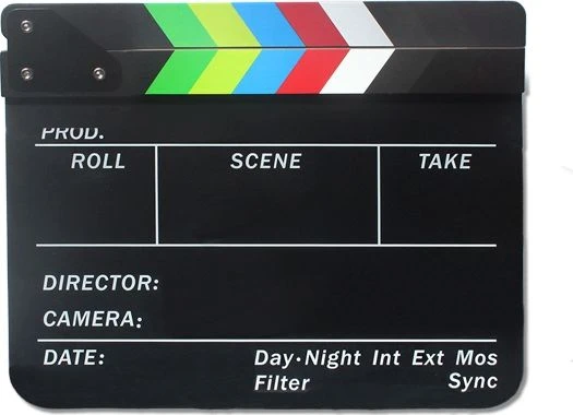 Commlite Klaps Filmowy 30x25cm / Kolor / Na Pisaki - Mazaki