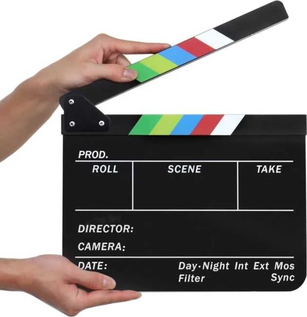 Commlite Klaps Filmowy 30x25cm / Kolor / Na Pisaki - Mazaki
