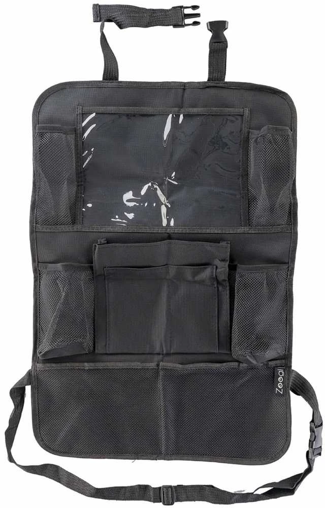Oem Automobilio organaizeris for front seats with compartments SN-517 juodos spalvos