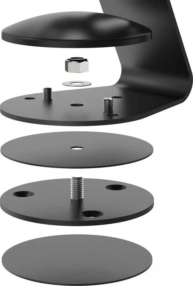 Compulocks stovo besisukantis pagrindas – išardytos detalės