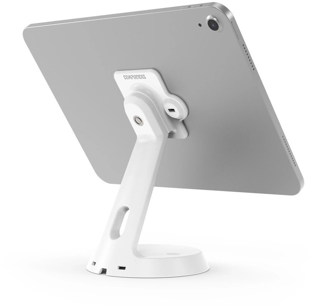 Klaviatūra Laikiklis Compulocks Compulocks GlideTab - Aufstellung - fur Tablett - verriegelbar - Aliuminio - baltas - Bildschirmgrosse: bis zu 27,9 cm (bis zu 11 col.) - Thekenbereich, Wandmontage