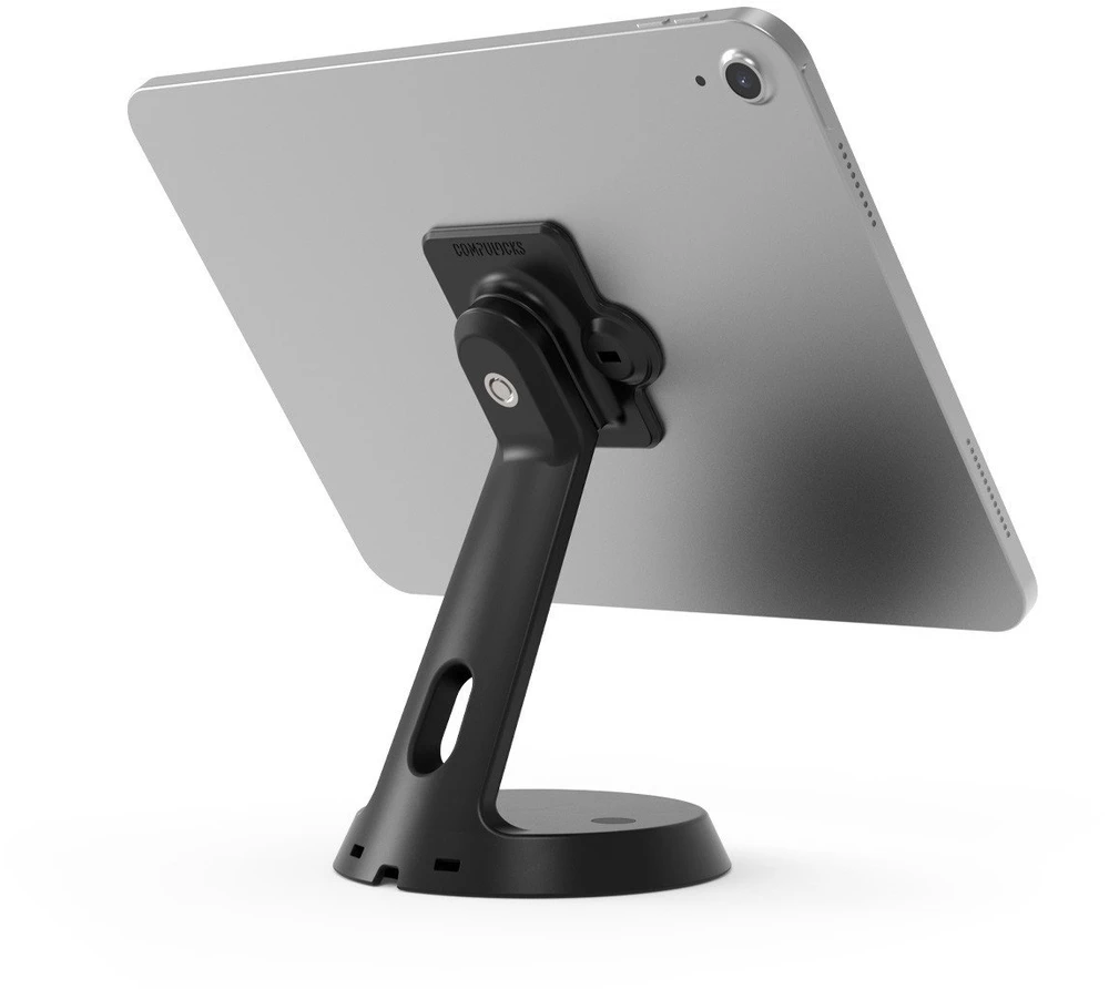 Laikiklis Compulocks Compulocks GlideTab - Aufstellung - für Tablett - verriegelbar - Aliuminio - Juodas - Bildschirmgröße: bis zu 27,9 cm (bis zu 11 col.) - Thekenbereich, Wandmontage