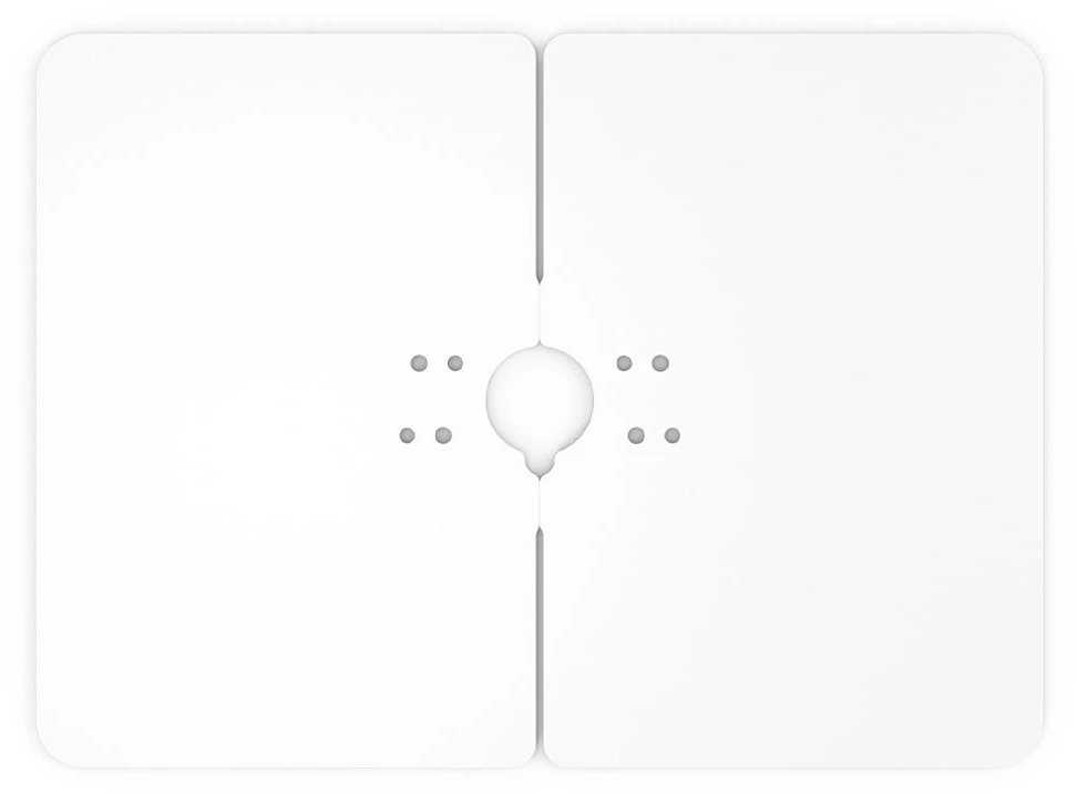 Laikiklis Compulocks Compulocks stabilumo pagrindo plokštė, skirta BrandMe stovui - montavimo komponentas (pagrindo plokštė) - skirtas ekrano stovui - balta - ekrano dydis: 53,3–81,3 cm (21"–32") - stovo pagrindo montavimas