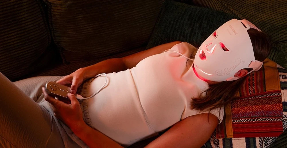 Concept MO8303 Perfect Skin LED face mask Baltas
