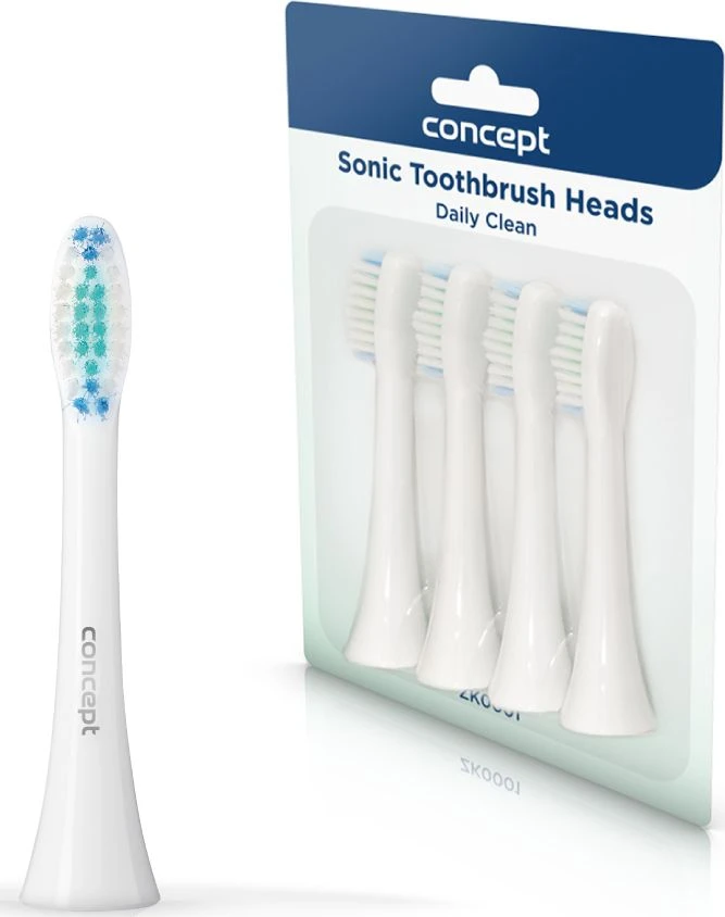 Concept Solution Koncepcinis antgalis sonic dantų šepetėliui ZK0001 4 vnt.
