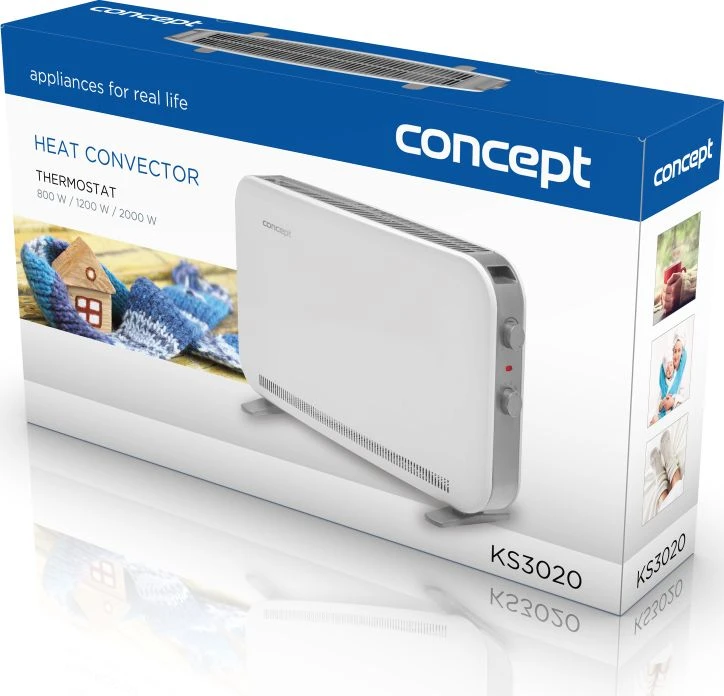 Concept Solution Šildytuvas Concept KS3020 konwektor 2000 W balta