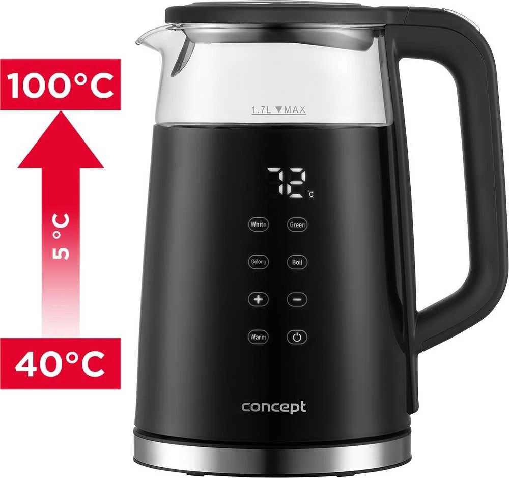 „Concept Solution“ elektrinis virdulys RK4100, 1,7 L