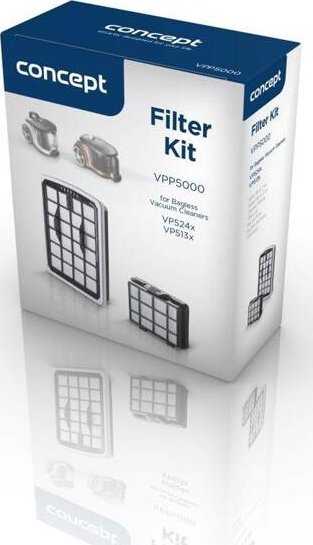„Concept Solution VPP5000 Rinkinys“ filtrai, 2 vnt. įleidimo ir išleidimo HEPA13 VP524x VP513x