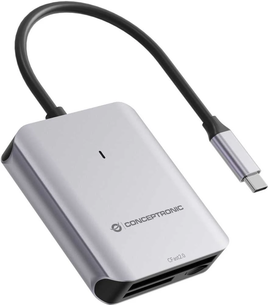 Conceptronic CFast 2.0 skaitytuvas su USB-C jungtimi