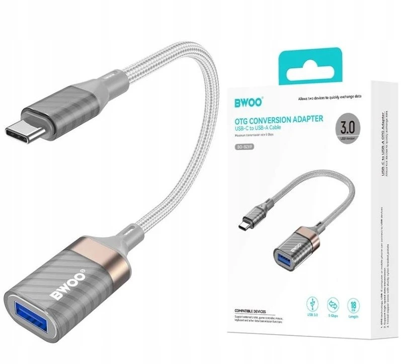 BWOO adapteris Type C į USB BZ69