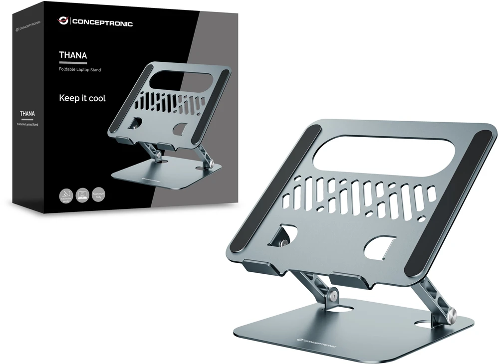 Conceptronic Conceptronic THANA10G stojak na laptop Podstawka na notebooka Pilka 43,2 cm (17'')