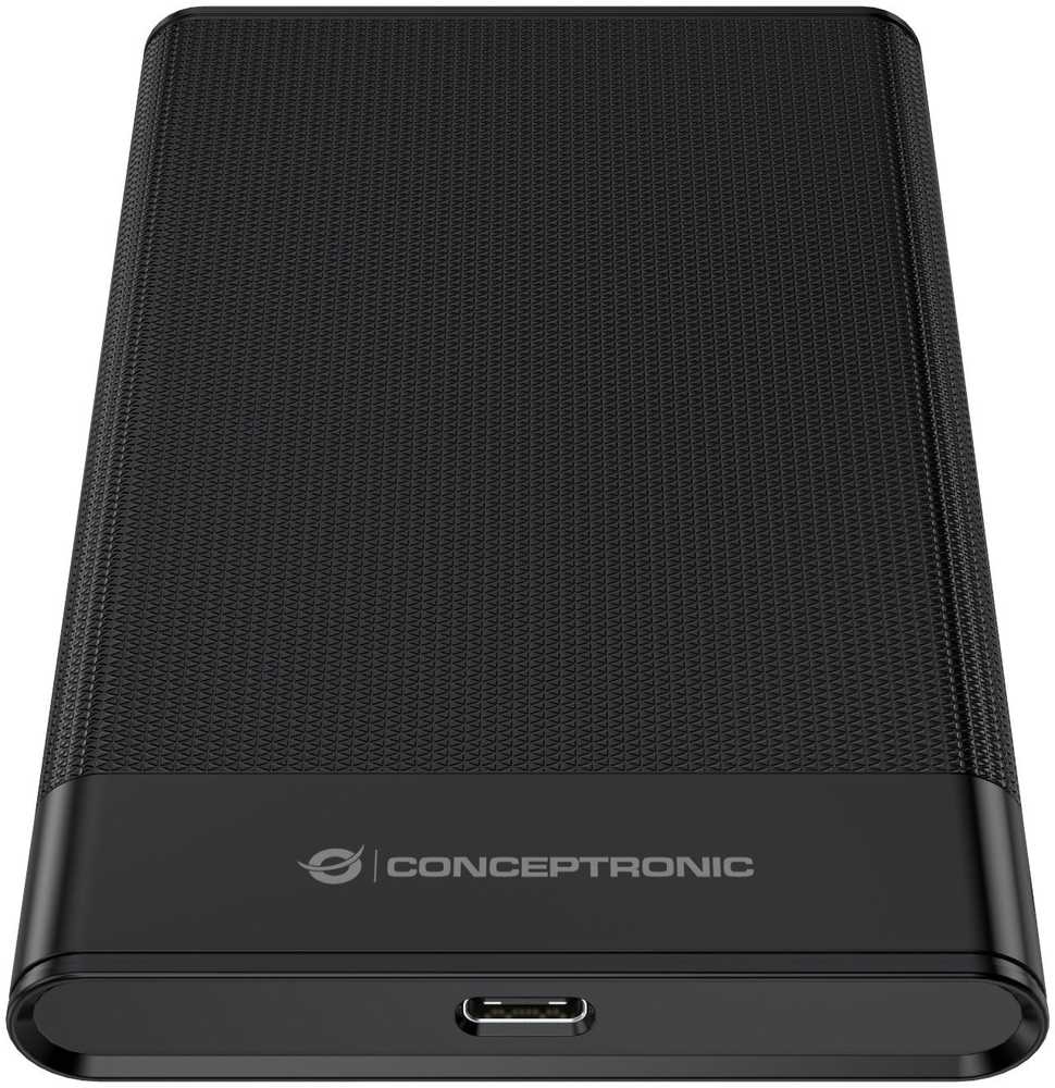 „Conceptronic“ „Conceptronic DANTE06B“ kietojo disko korpusas Juodas 2,5 colio HDD/SSD korpusas
