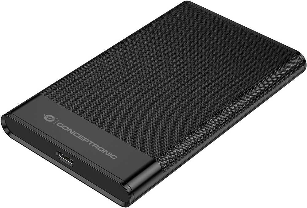 „Conceptronic“ „Conceptronic DANTE06B“ kietojo disko korpusas Juodas 2,5 colio HDD/SSD korpusas