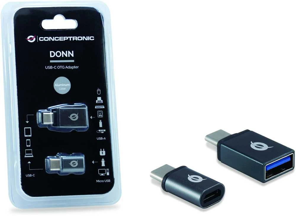 Conceptronic USB-C OTG adapterių komplektas