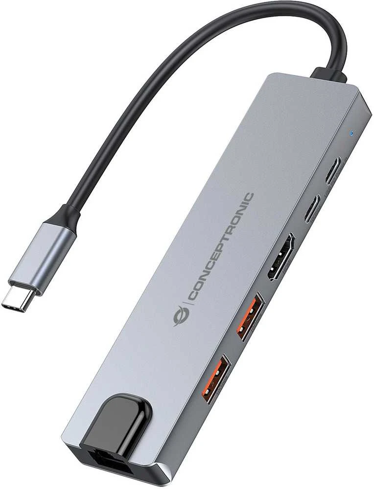 Conceptronic USB-C universali daugiafunkcė jungčių stotelė