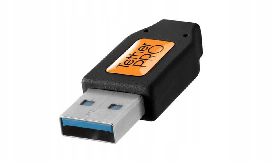 USB kabelis - Tether Tools Pro USB 3.0-USB-C 4.6m 10Gbps 60W