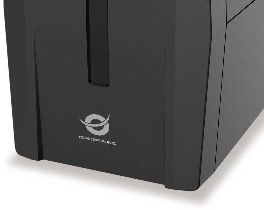 Carruzzo Conceptronic ZEUS02G nepertraukiamo maitinimo resursai (UPS) „Line-Interactive“ 0,85 kVA 480 W 2 AC išvestis(ys / čių)