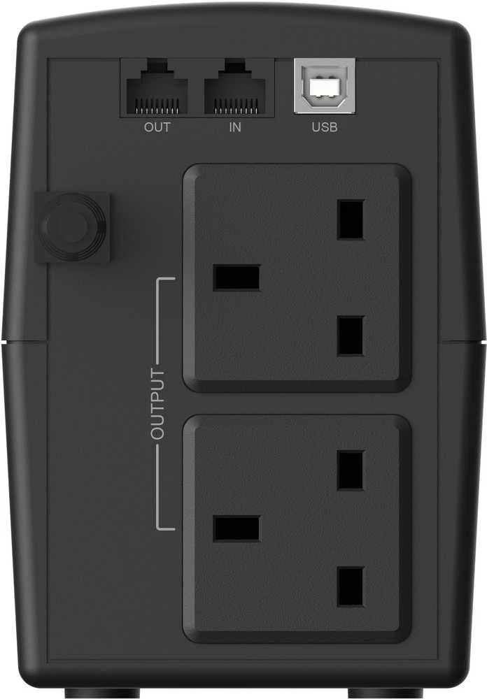 Carruzzo Conceptronic ZEUS02G nepertraukiamo maitinimo resursai (UPS) „Line-Interactive“ 0,85 kVA 480 W 2 AC išvestis(ys / čių)