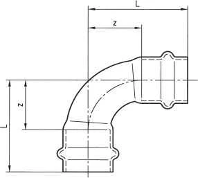 Conex 90 ° mm dvigubas puodelis arklio B serijos Spauskite vario 35mm (P500203500000)