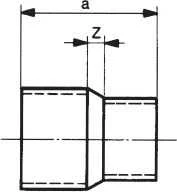 Conex Kelio redukcijos jungtis 5000 35 x 22mm (5240035022000)