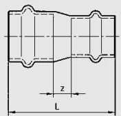 Conex Sumažinanti mova Cu B Presas 28x22mm P5240 02822000
