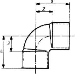 Conex Vario kelio 90 ° 2-puodelio serija 5000 mm (5090035000000)