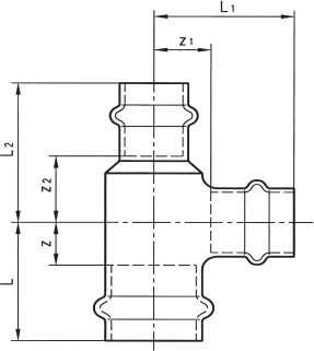 Conex Presuojamo vario redukuotas trišakis 22x18x22