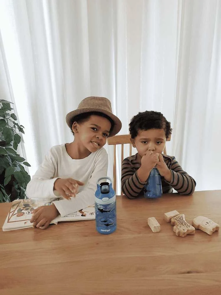 Vaikiška gertuvė Easy Clean Blue Sharks CON2127476, 420 ml