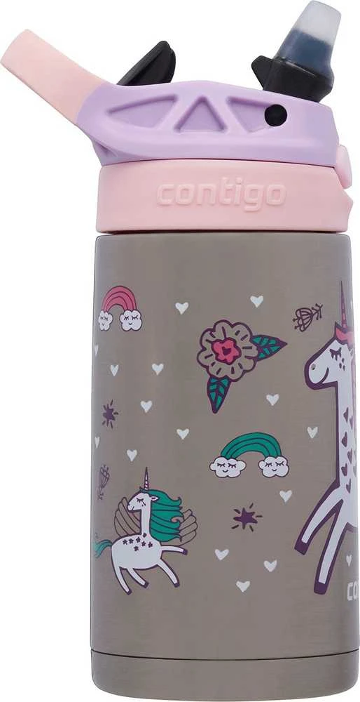Contigo Vaikiška gertuvė Easy Clean Strawberry Unicorn CON2178083, 380 ml