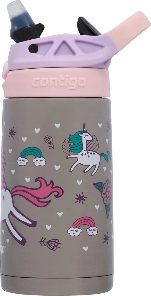 Contigo Vaikiška gertuvė Easy Clean Strawberry Unicorn CON2178083, 380 ml