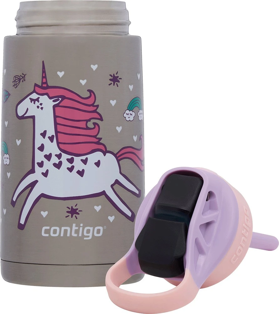 Contigo Vaikiška gertuvė Easy Clean Strawberry Unicorn CON2178083, 380 ml