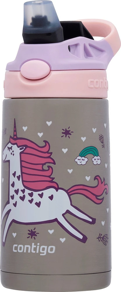 Contigo Vaikiška gertuvė Easy Clean Strawberry Unicorn CON2178083, 380 ml