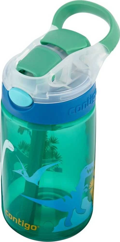 Vaikiška gertuvė Contigo Gizmo Žalias Dino, 2115035, 420 ml