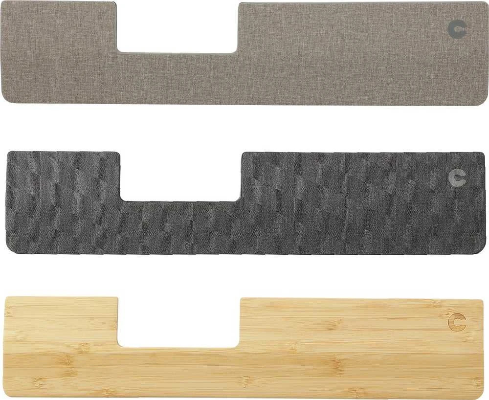 Pelė Carruzzo Contour Design plonas bambukinis riešu akmuo