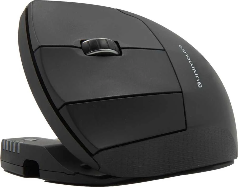 Carruzzo Contour Design Unimouse kompiuterinė pelė Biuras Kairė ranka RF belaidė + Bluetooth + USB Type-A Optinis 4000 DPI