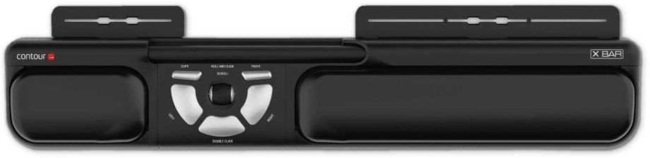 Pelė Contour X-Bar su laidu ergonomiczna centralna pelė juoda retail