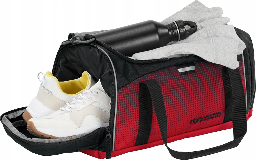 Sportinis krepšys COOCAZOO 20L na basen szkolna 42x20x21cm Blazing Fire