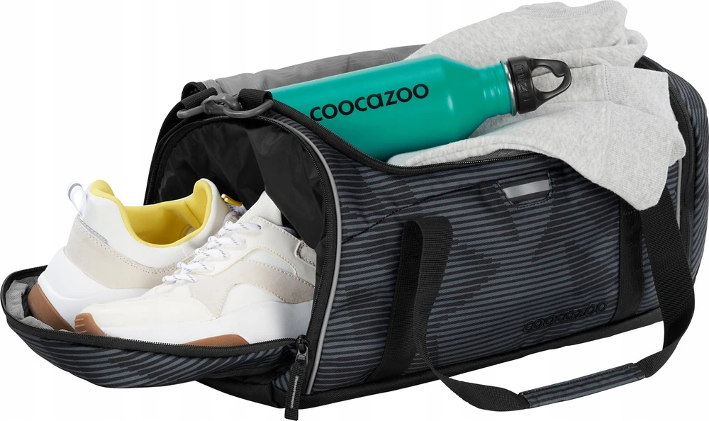 Sportinis krepšys COOCAZOO 20L na basen szkolna 42x20x21cm Dark Mission