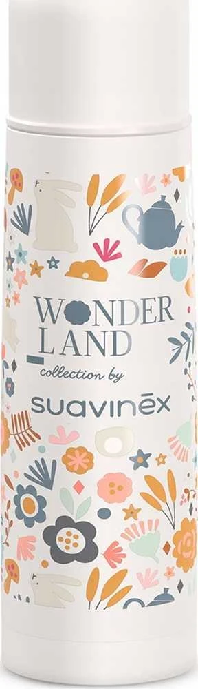 Suavinex SUIVINEX NERŪDIJANČIO PLIENO TERMO GERTUVĖ, 500 ML – WONDERLAND BEIGE