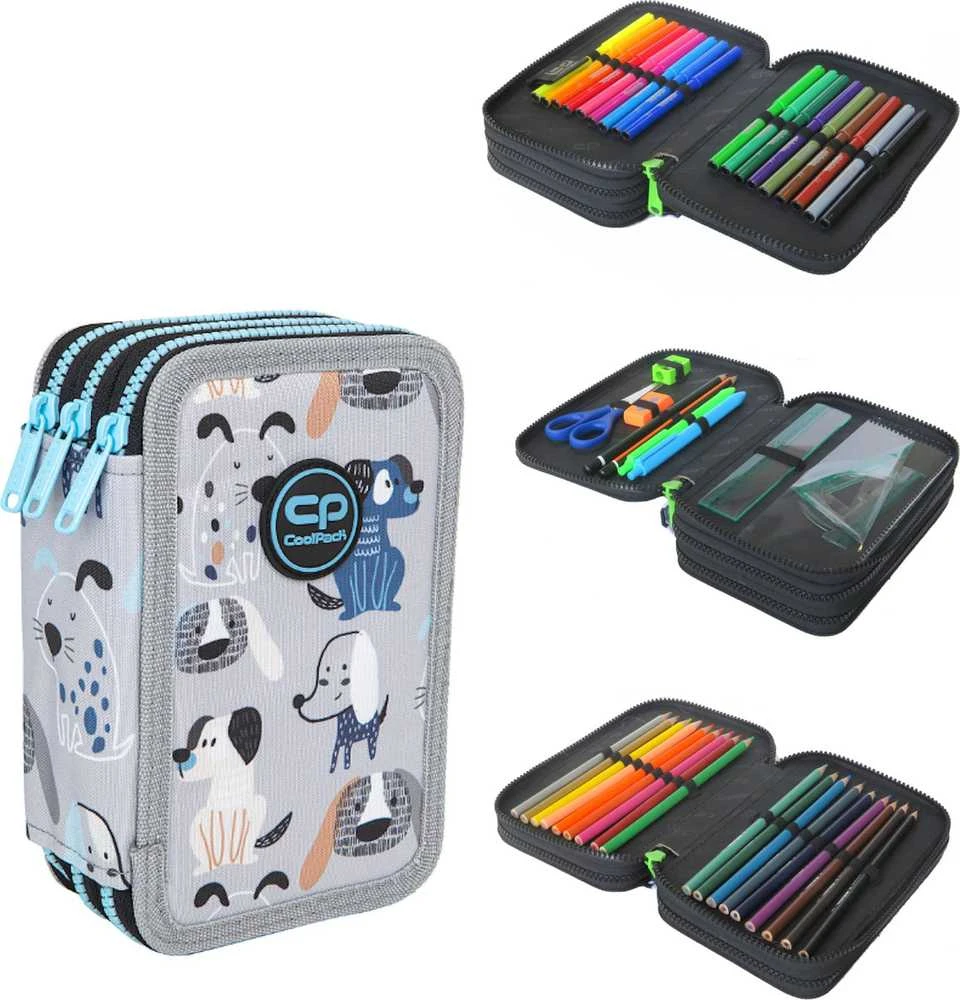 Cool Pack Penalas CoolPack, 20 cm x 13 cm, pilka/įvairių spalvų