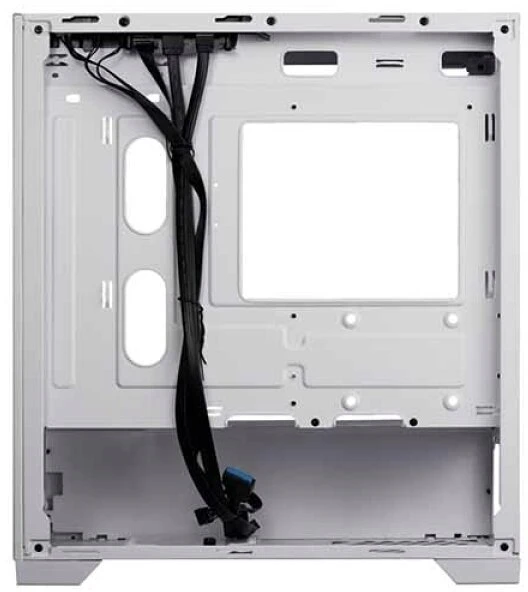 „Cooler Master Elite 302 Baltas Lite“ korpusas, permatomas šoninis skydelis, mATX, 1x 120 mm ventiliatorius, baltas