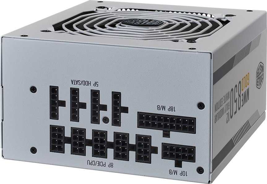 Cooler Master Maitinimo šaltinis MWE GOLD 850 V2 ATX 3.1 Baltas EDITION, 80+ GOLD