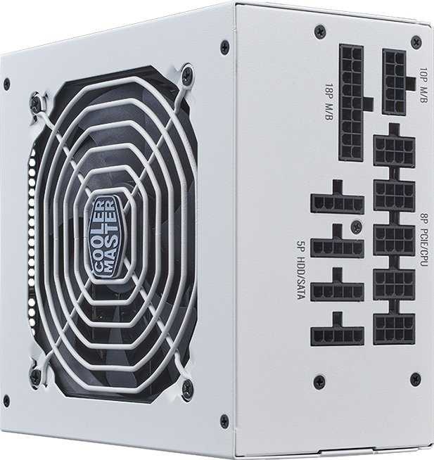 Cooler Master Maitinimo šaltinis MWE GOLD 850 V2 ATX 3.1 Baltas EDITION, 80+ GOLD