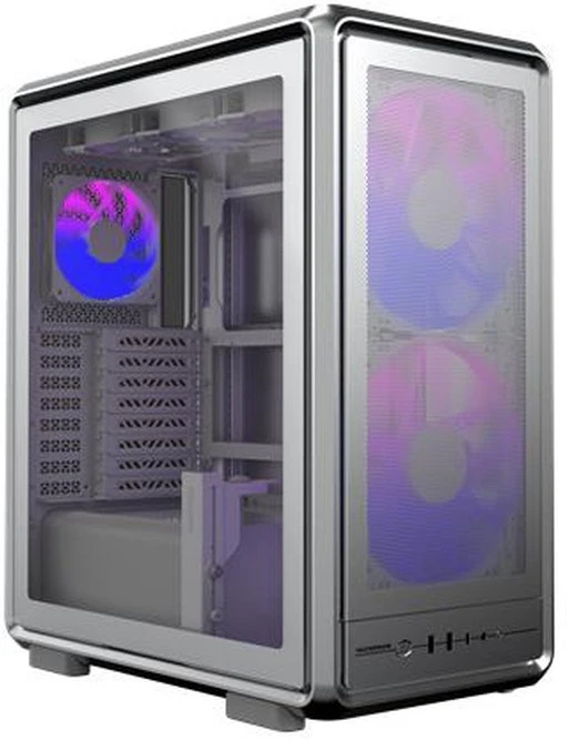 „Cooler Master MasterFrame 500 Mesh ARGB“ sidabrinas korpusas (MF500M-SHNN-S01)