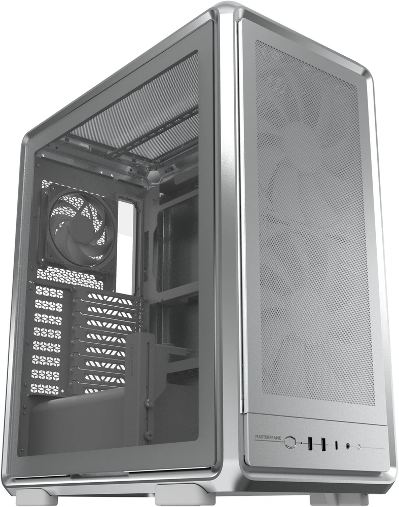 „Cooler Master MasterFrame 500 Mesh ARGB“ sidabrinas korpusas (MF500M-SHNN-S01)