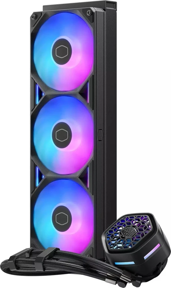 COL Cooler Master MasterLiquid Atmos II 360 VRM Fan Juodas Procesorius Aušinimo skysčiu rinkinys 12 cm Juoda 1 vnt