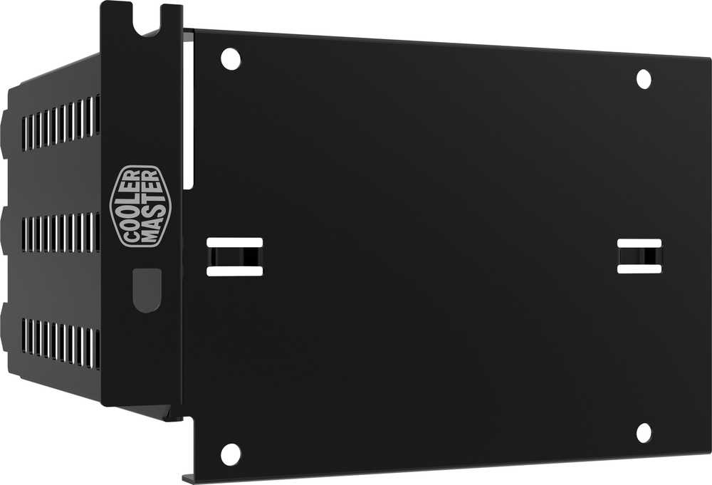 Cooler Master MCA-C000R-KEST00 diskų įrenginio skyriaus dangtelis Nešantysis skydelis Juoda