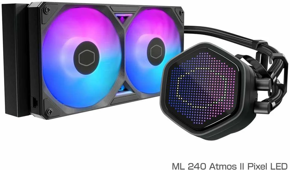 Cooler Master skysčio aušintuvas su RGB ventiliatoriais