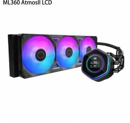 Carruzzo Cooler Master MasterLiquid Atmos II 360 LCD Juodas Procesorius Aušinimo skysčiu rinkinys 12 cm Juoda 1 vnt