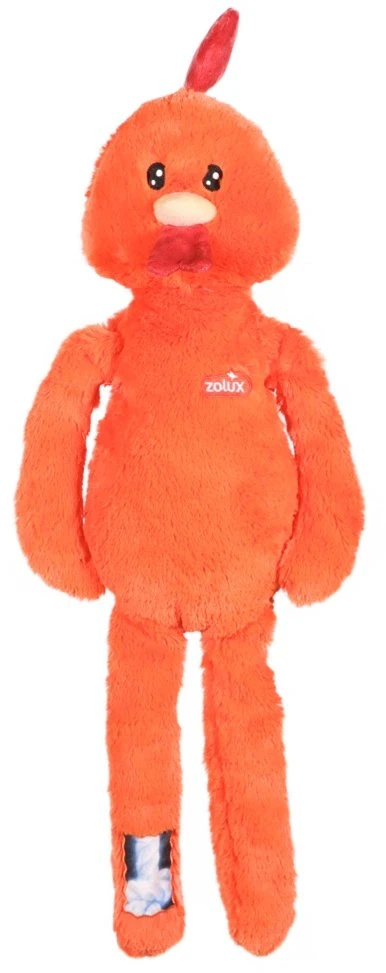 Cooper & Pals ZOLUX pliušinis žaislas šunims, gaidys, Brock, kailinis ūkis, 60 cm